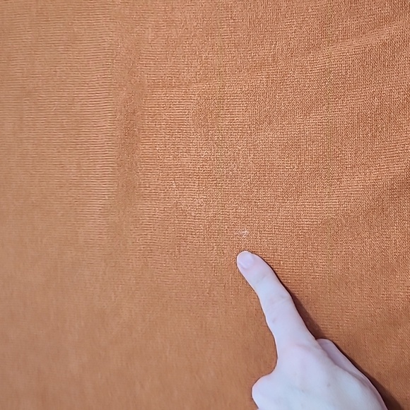 Banana Republic Men's orange v neck sweater size L office career preppy casual - Picture 11 of 11